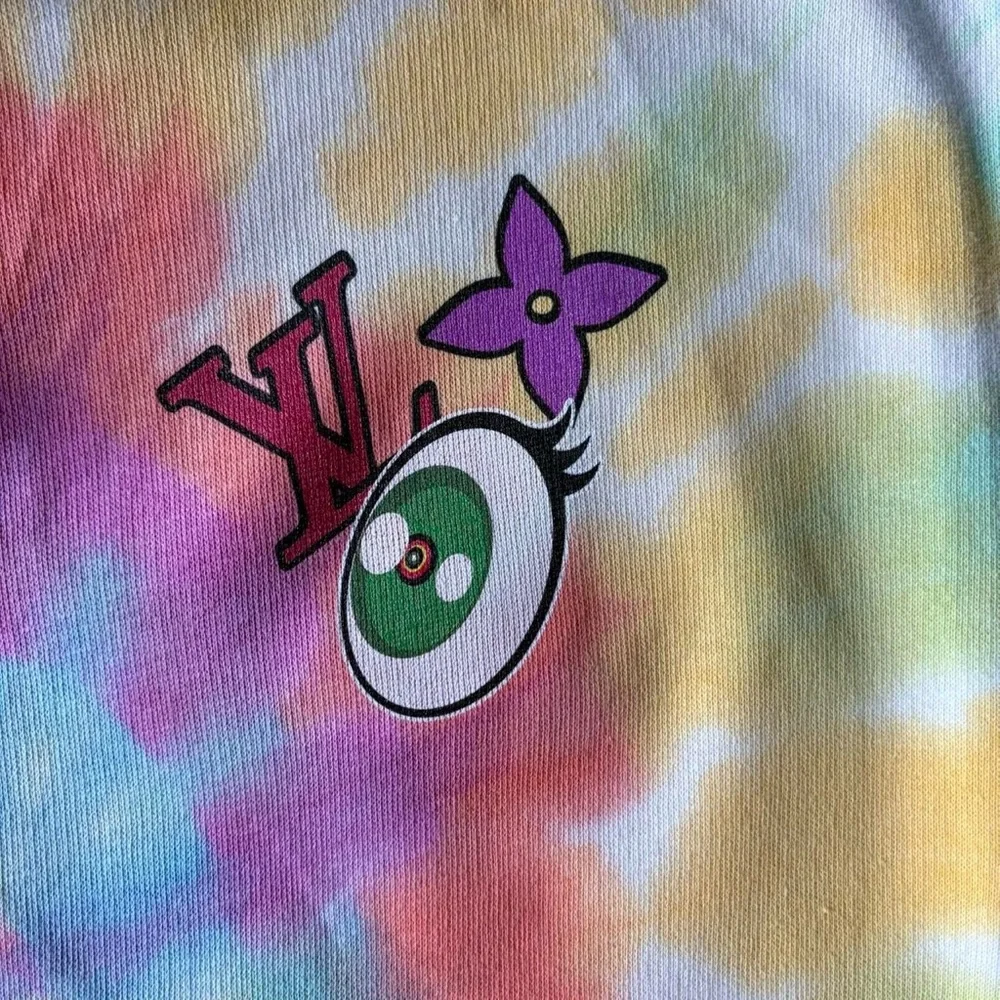 Partners in Crime LV Mongram Tie-Dye Hoodie